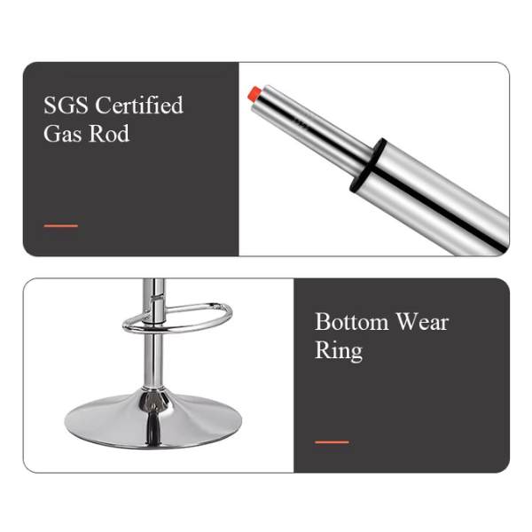 Ghế quầy bar đảo bếp cao cấp lưng gỗ bọc da: SG - B255 - $hienthicat